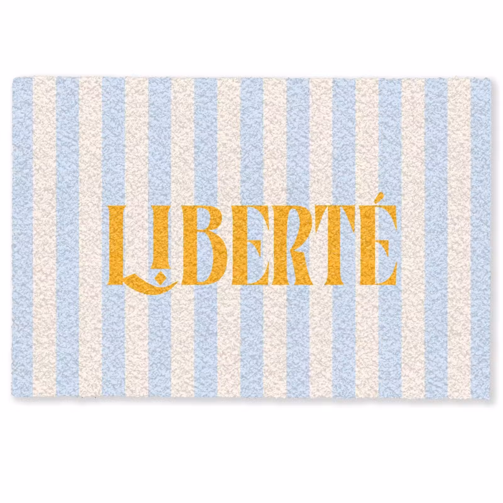 Deurmat - Oranje - Blauw - Strepen - Liberté — 1
