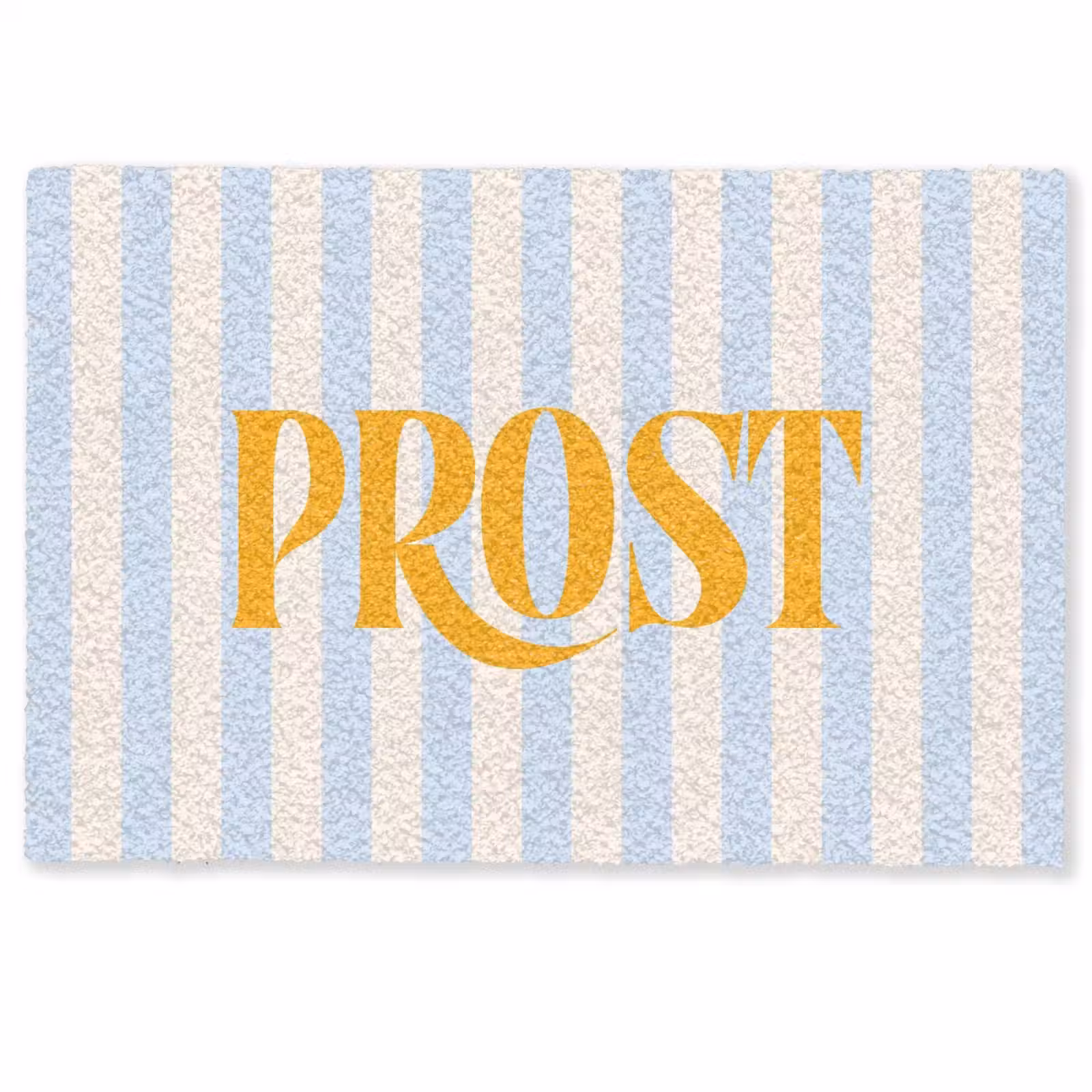 Deurmat - Oranje - Blauw - Strepen - Prost — 1