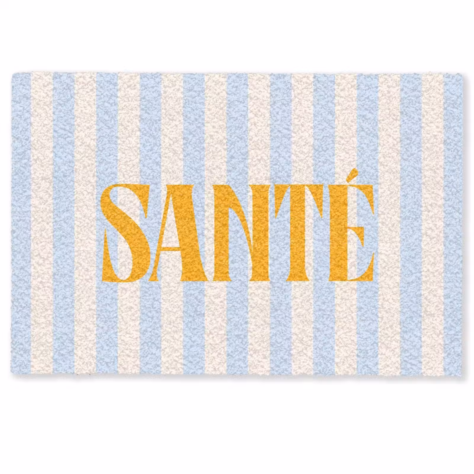 Deurmat - Oranje - Blauw - Strepen - Santé — 1