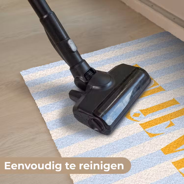 Deurmat - Oranje - Blauw - Strepen - Believe — 9