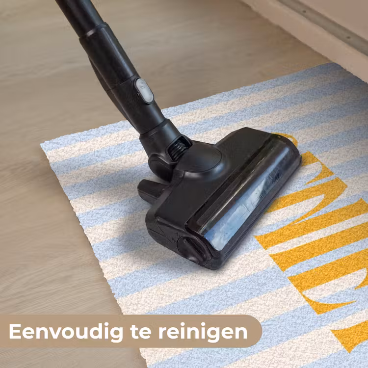 Deurmat - Oranje - Blauw - Strepen - Geniet — 9