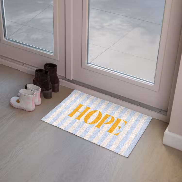 Deurmat - Oranje - Blauw - Strepen - Hope — 8