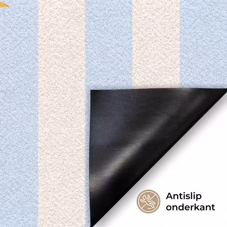 Deurmat - Oranje - Blauw - Strepen - Prost — 6
