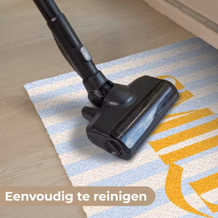 Deurmat - Oranje - Blauw - Strepen - Smile — 9