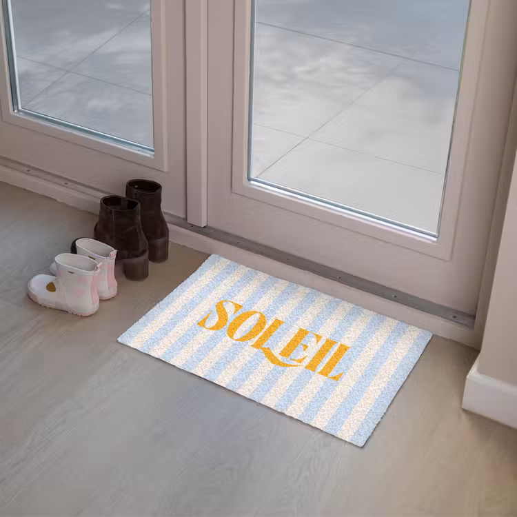 Deurmat - Oranje - Blauw - Strepen - Soleil — 8