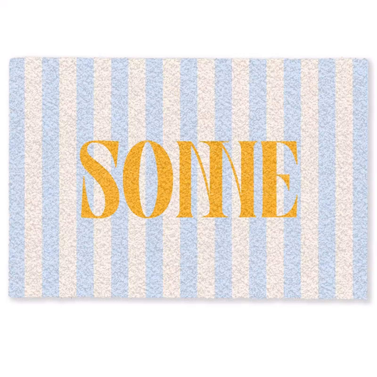 Deurmat - Oranje - Blauw - Strepen - Sonne — 1