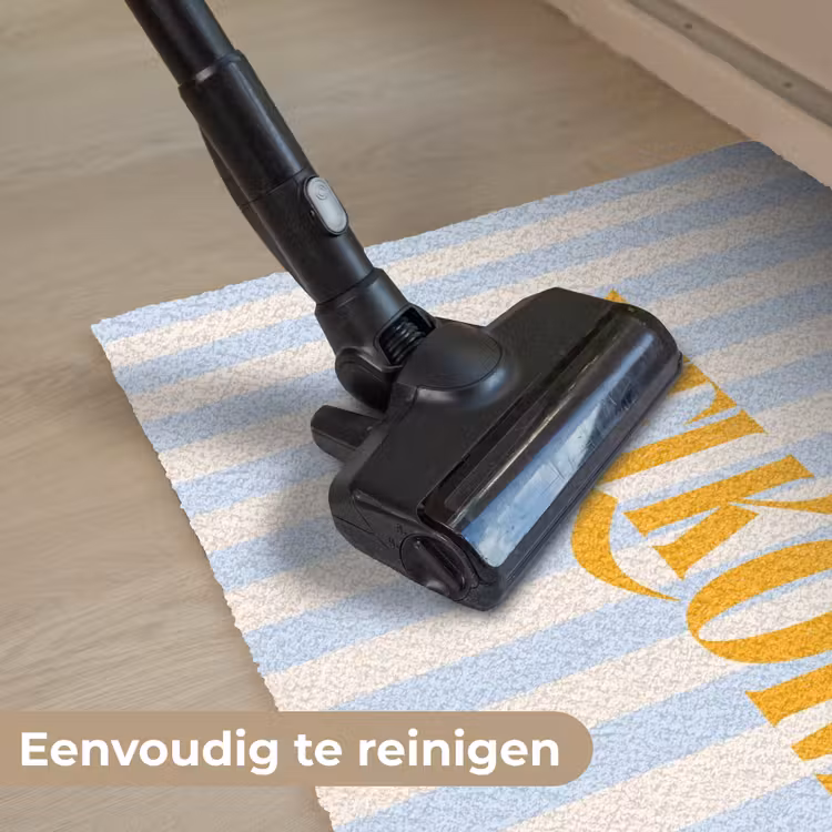 Deurmat - Oranje - Blauw - Strepen - Welkom — 9