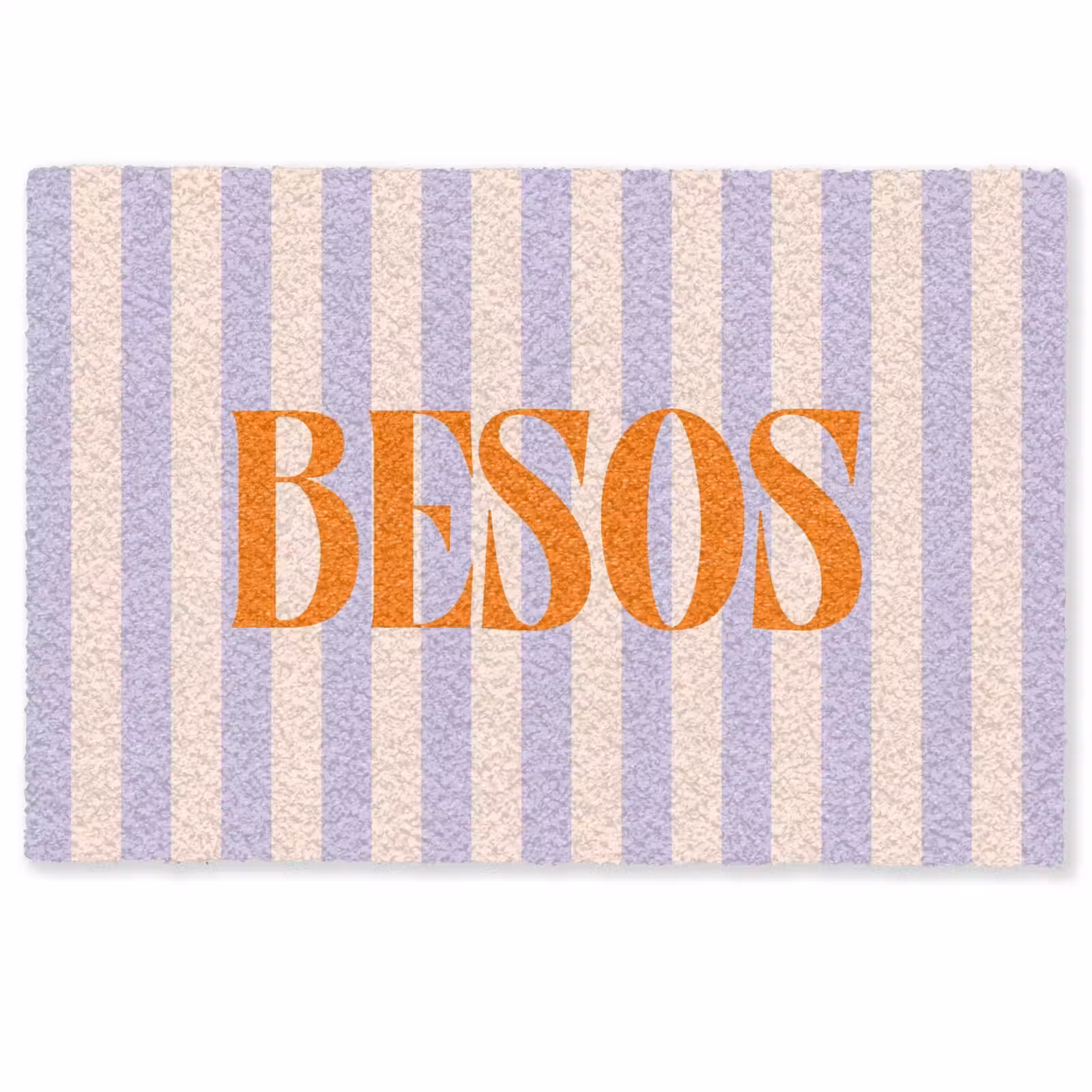 Deurmat - Lila - Oranje - Strepen - Besos — 1