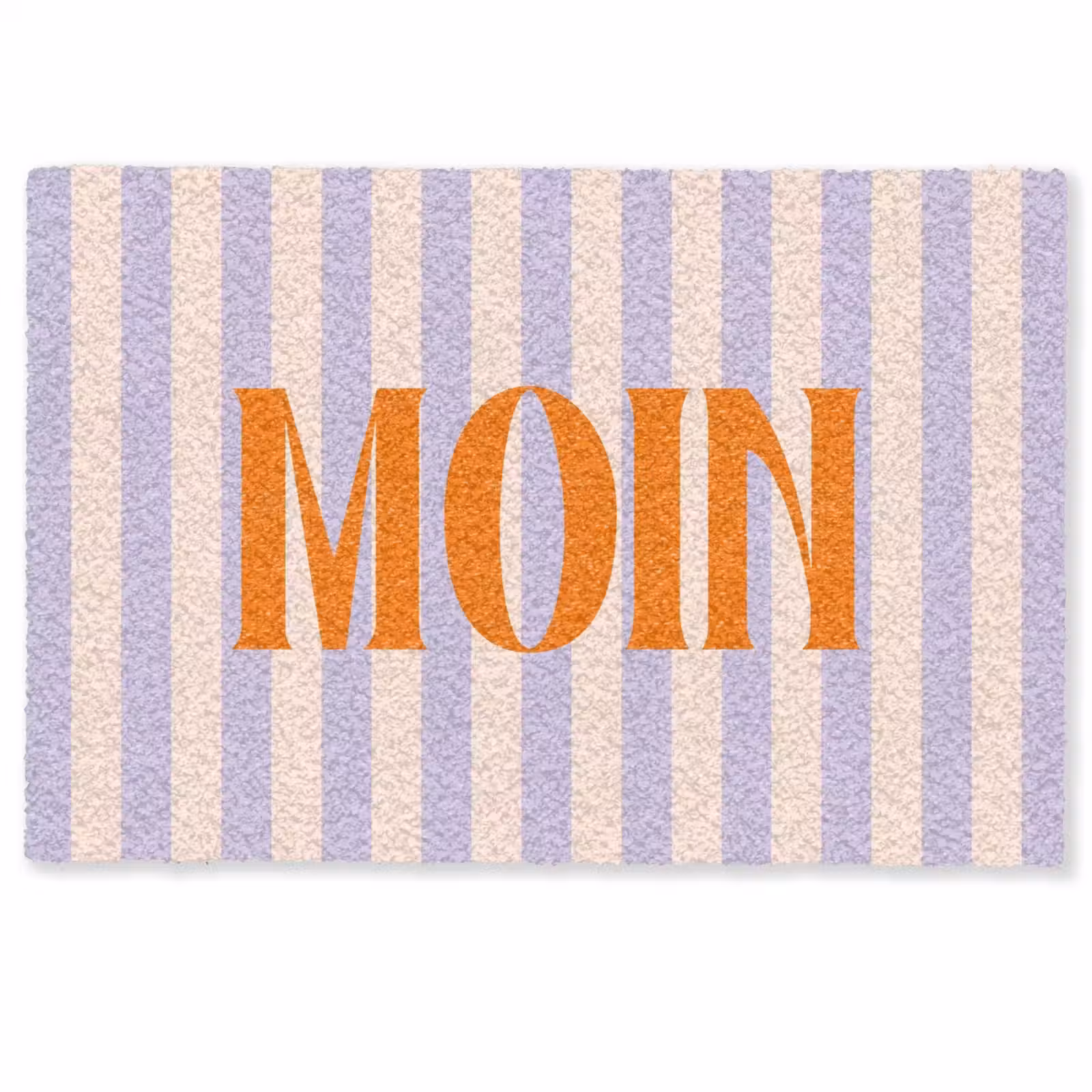 Deurmat - Lila - Oranje - Strepen - Moin — 1