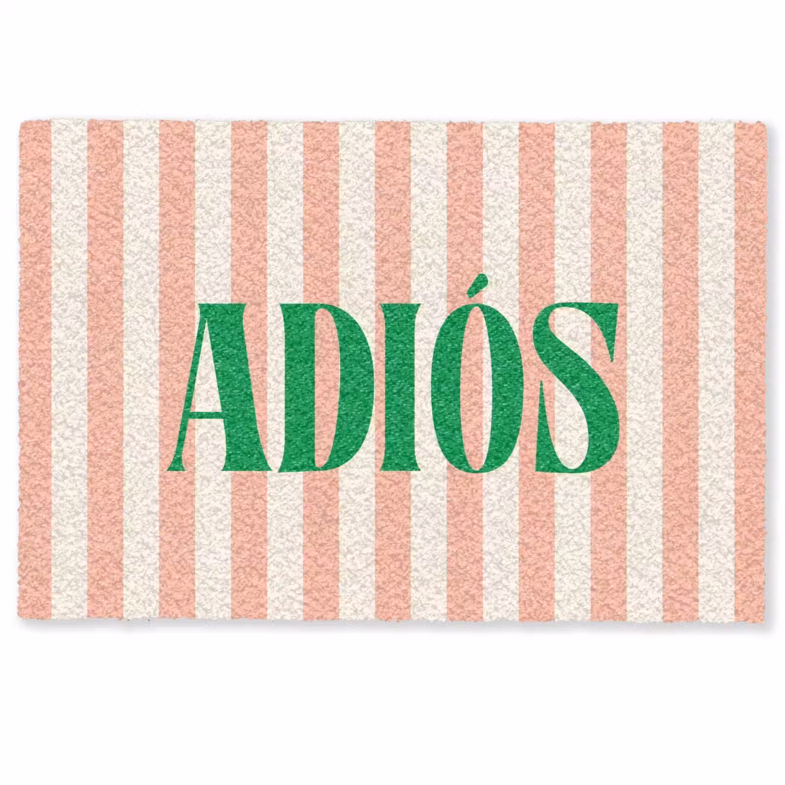 Deurmat - Zachtroze - Groen - Strepen - Adiós — 1