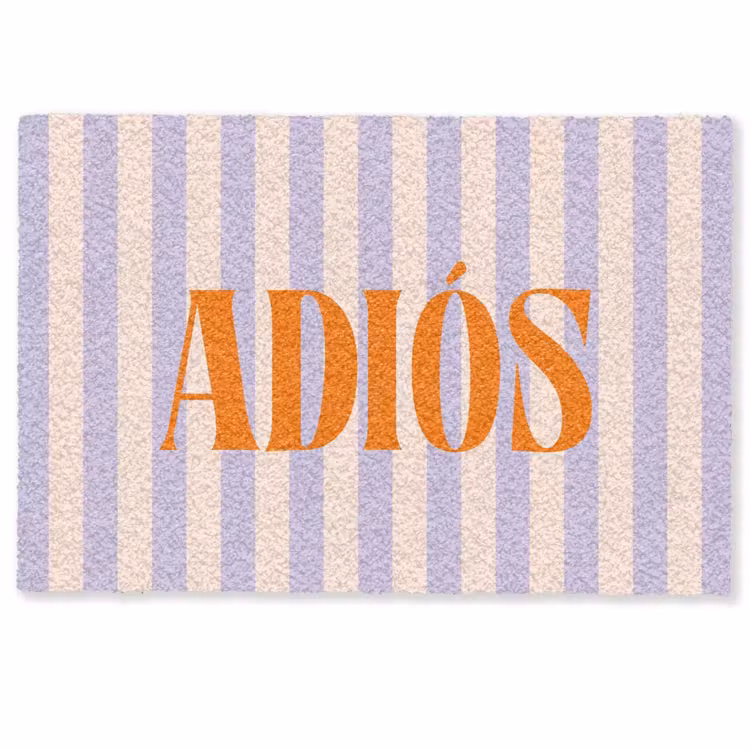 Deurmat - Lila - Oranje - Strepen - Adiós — 1