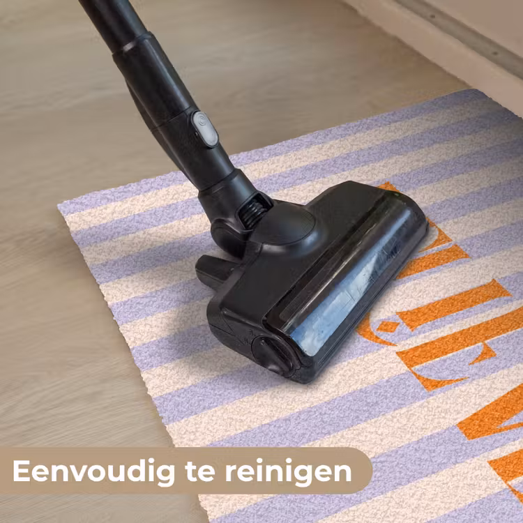 Deurmat - Lila - Oranje - Strepen - Believe — 9