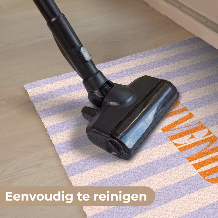 Deurmat - Lila - Oranje - Strepen - Bienvenido — 9