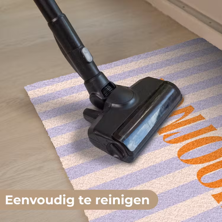 Deurmat - Lila - Oranje - Strepen - Bonjour — 9