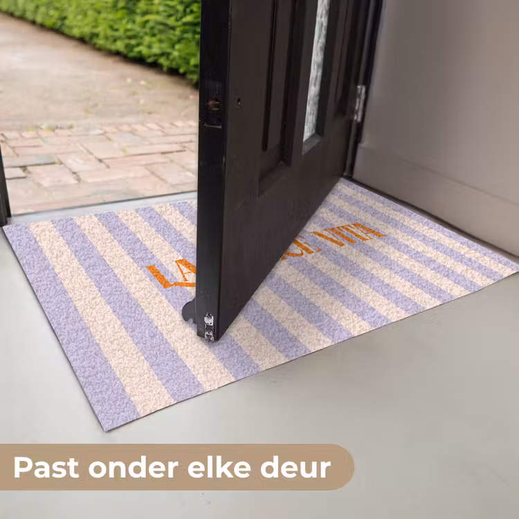 Deurmat - Lila - Oranje - Strepen - La Dolce Vita — 7