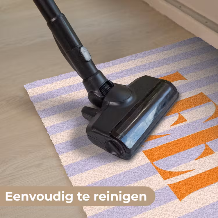 Deurmat - Lila - Oranje - Strepen - Leef — 9