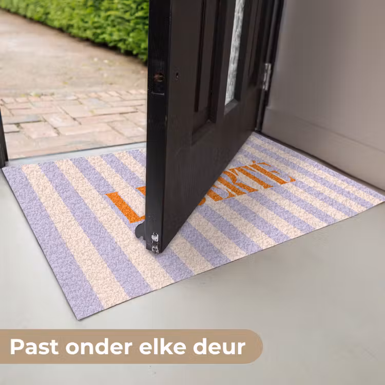 Deurmat - Lila - Oranje - Strepen - Liberté — 7
