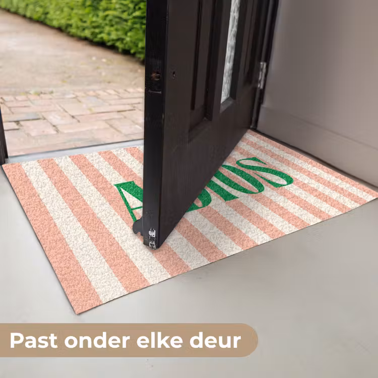 Deurmat - Zachtroze - Groen - Strepen - Adiós — 7