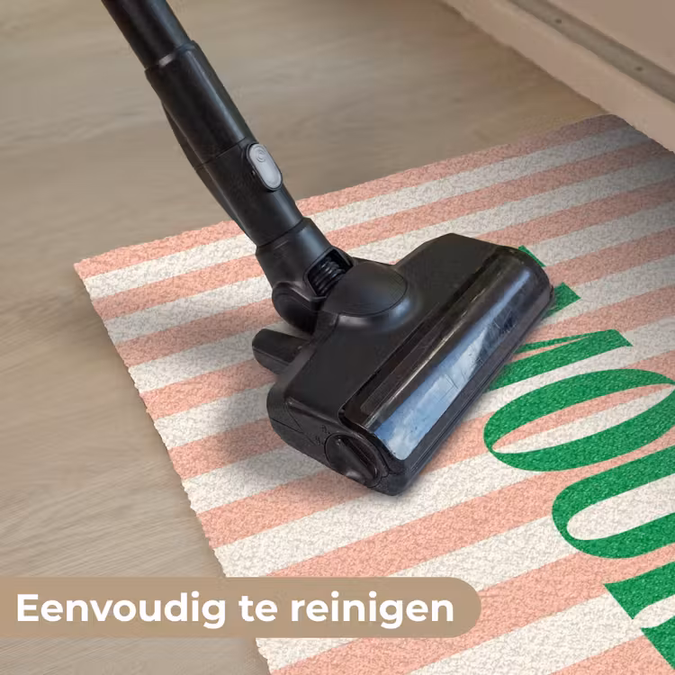Deurmat - Zachtroze - Groen - Strepen - Amour — 9