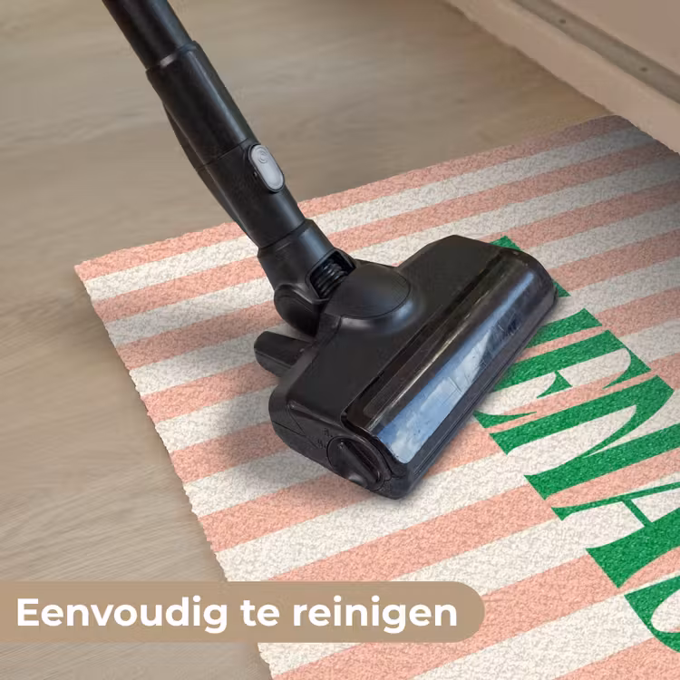 Deurmat - Zachtroze - Groen - Strepen - Buenas — 9