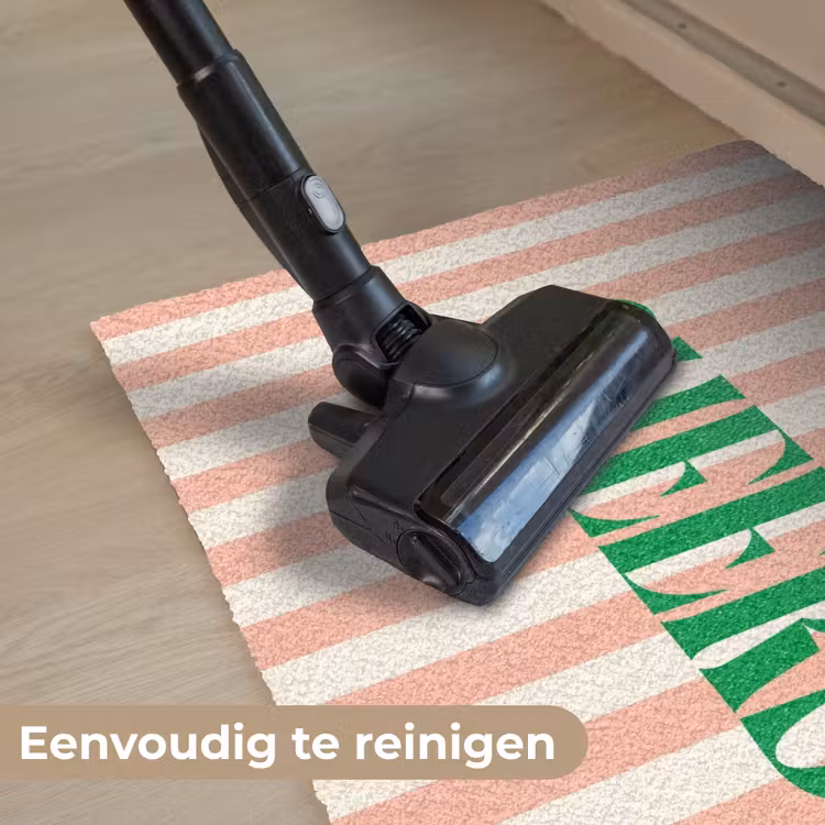 Deurmat - Zachtroze - Groen - Strepen - Cheers — 9