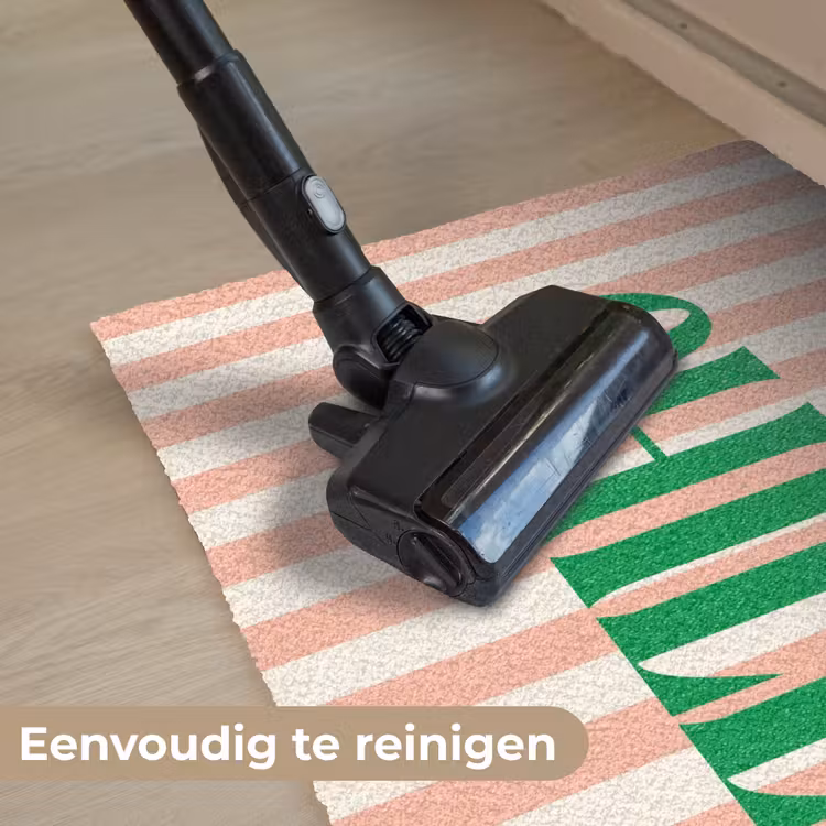 Deurmat - Zachtroze - Groen - Strepen - Chill — 9