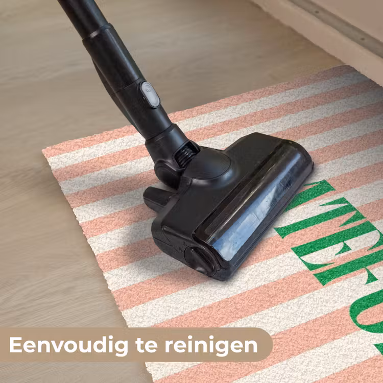 Deurmat - Zachtroze - Groen - Strepen - Grateful — 9