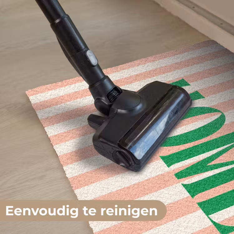 Deurmat - Zachtroze - Groen - Strepen - Home — 9