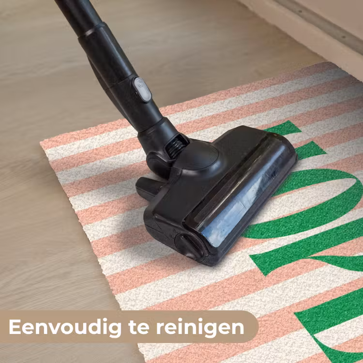 Deurmat - Zachtroze - Groen - Strepen - Hope — 9