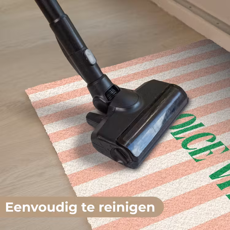 Deurmat - Zachtroze - Groen - Strepen - La Dolce Vita — 9