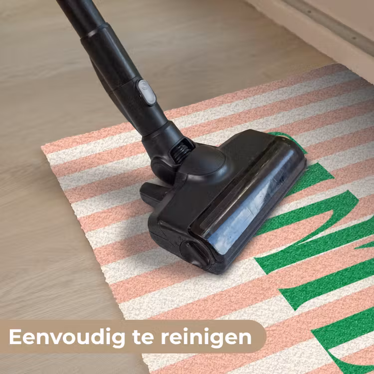Deurmat - Zachtroze - Groen - Strepen - Santé — 9