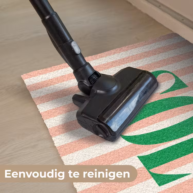 Deurmat - Zachtroze - Groen - Strepen - Sol — 9