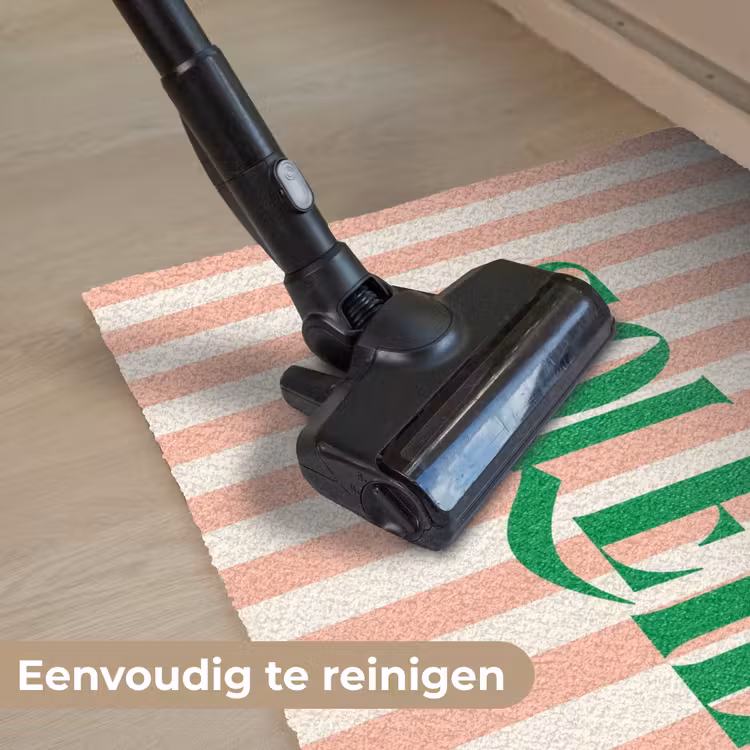 Deurmat - Zachtroze - Groen - Strepen - Soleil — 9