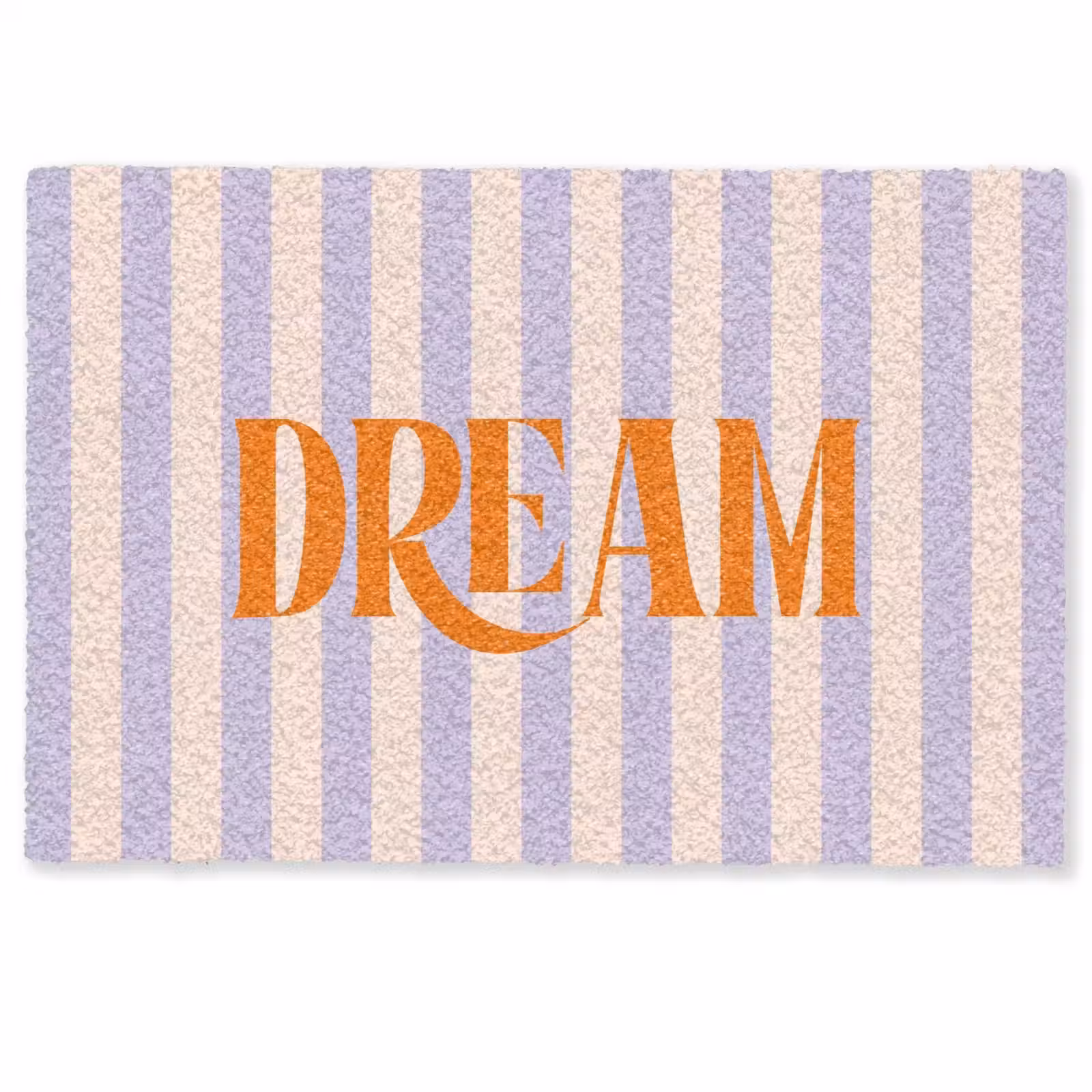 Deurmat - Lila - Oranje - Strepen - Dream — 1