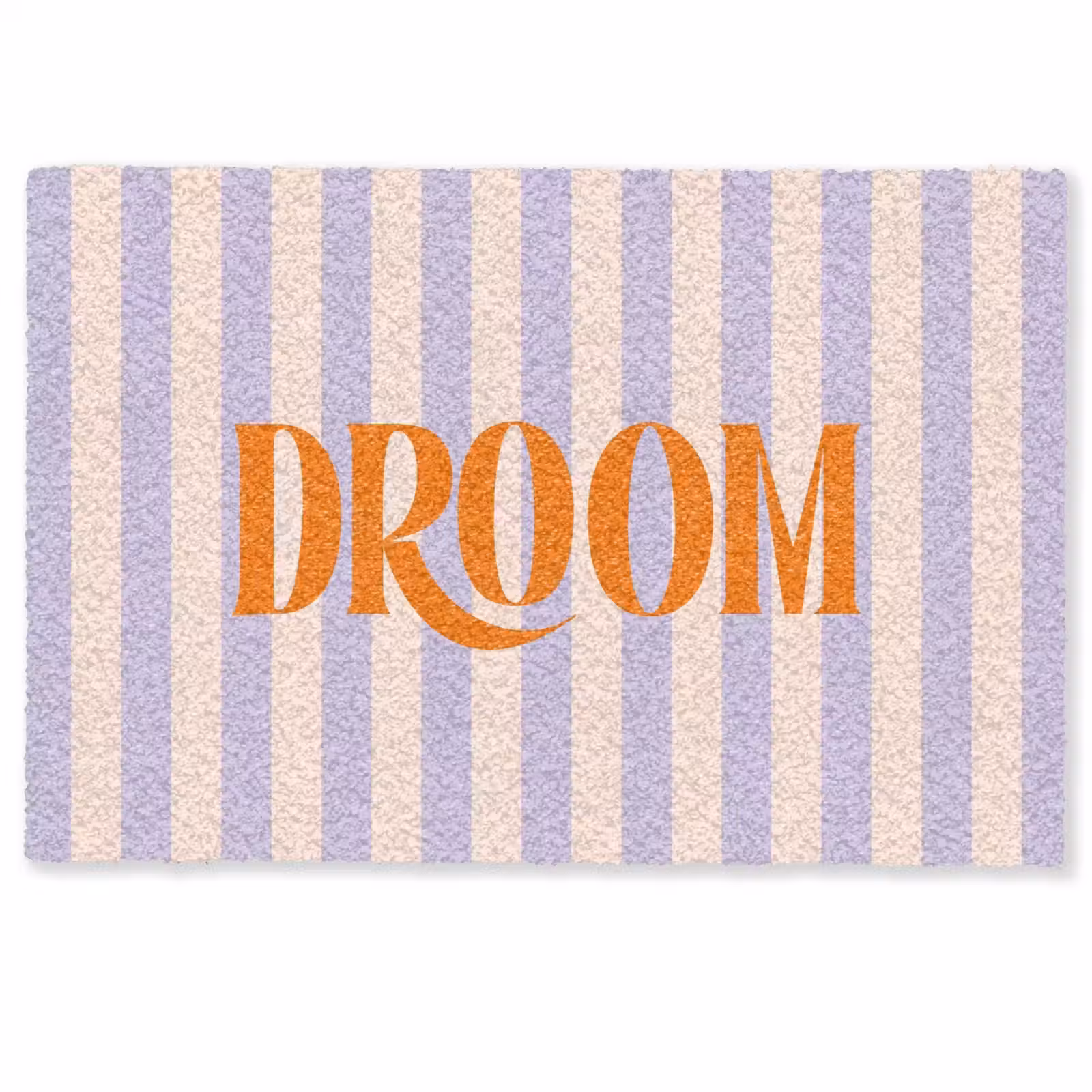 Deurmat - Lila - Oranje - Strepen - Droom — 1