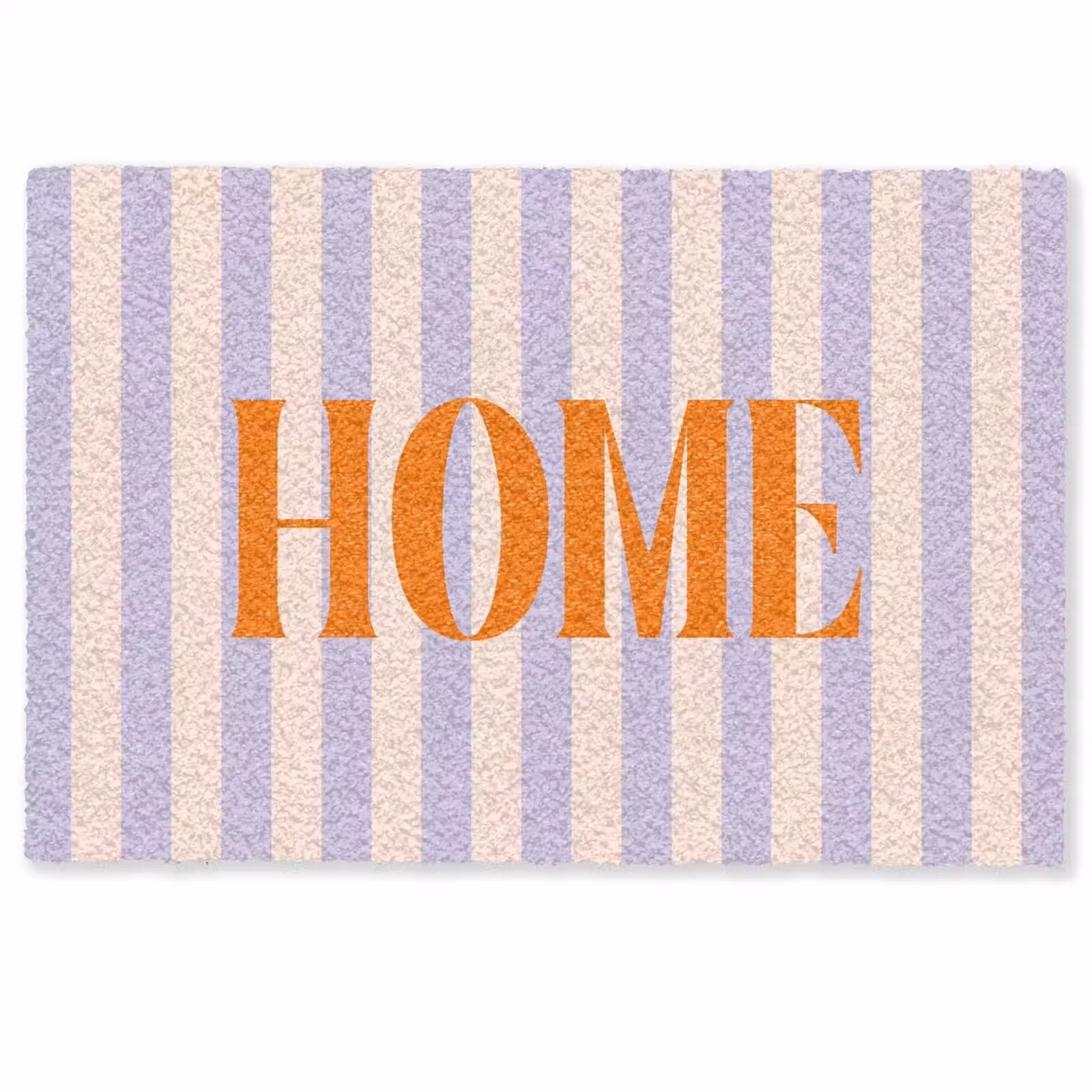 Deurmat - Lila - Oranje - Strepen - Home — 1