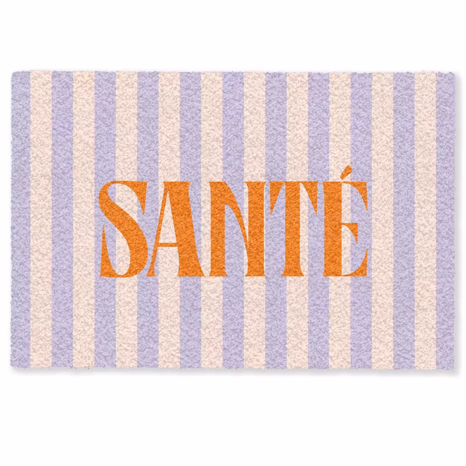 Deurmat - Lila - Oranje - Strepen - Santé — 1