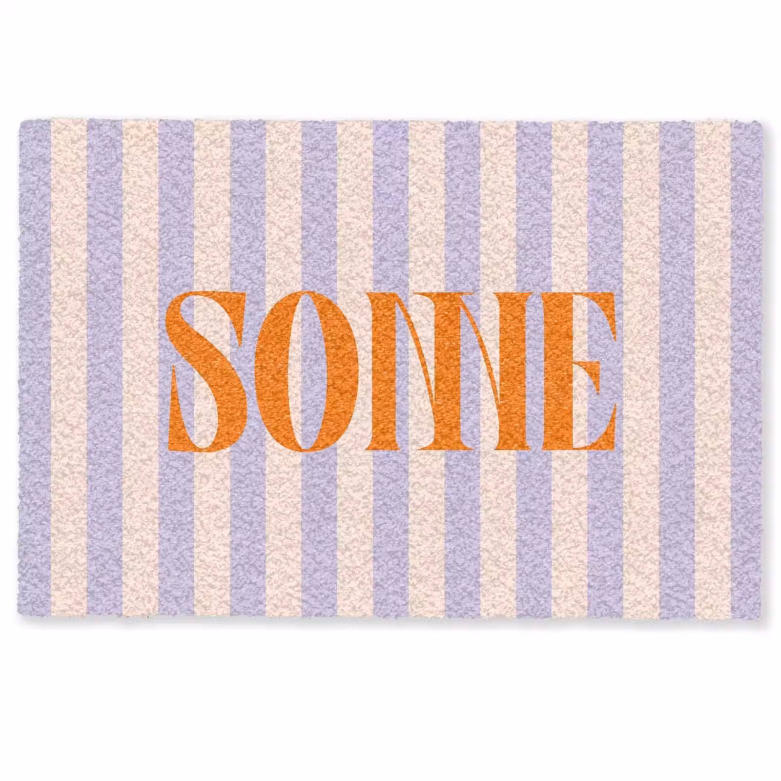 Deurmat - Lila - Oranje - Strepen - Sonne — 1