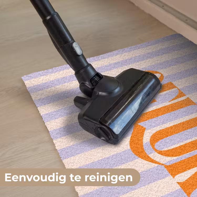 Deurmat - Lila - Oranje - Strepen - Geluk — 9