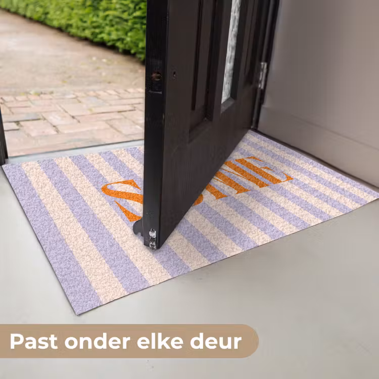 Deurmat - Lila - Oranje - Strepen - Sonne — 7