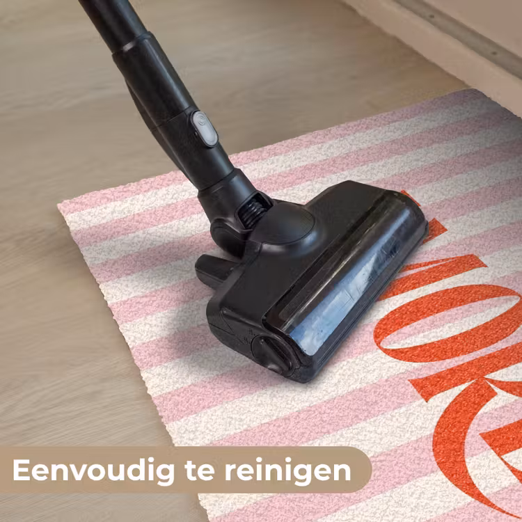 Deurmat - Zachtroze - Rood - Strepen - Amore — 9