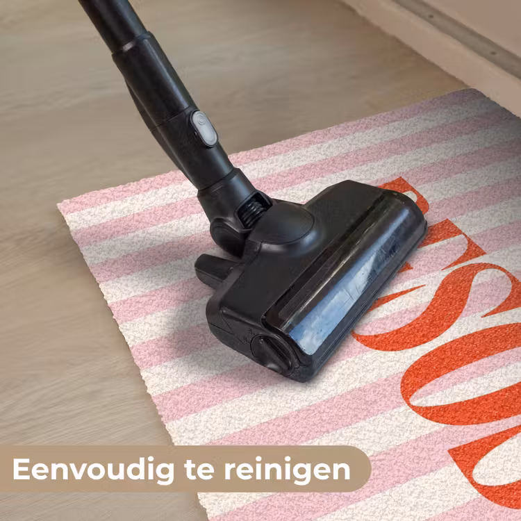 Deurmat - Zachtroze - Rood - Strepen - Besos — 9