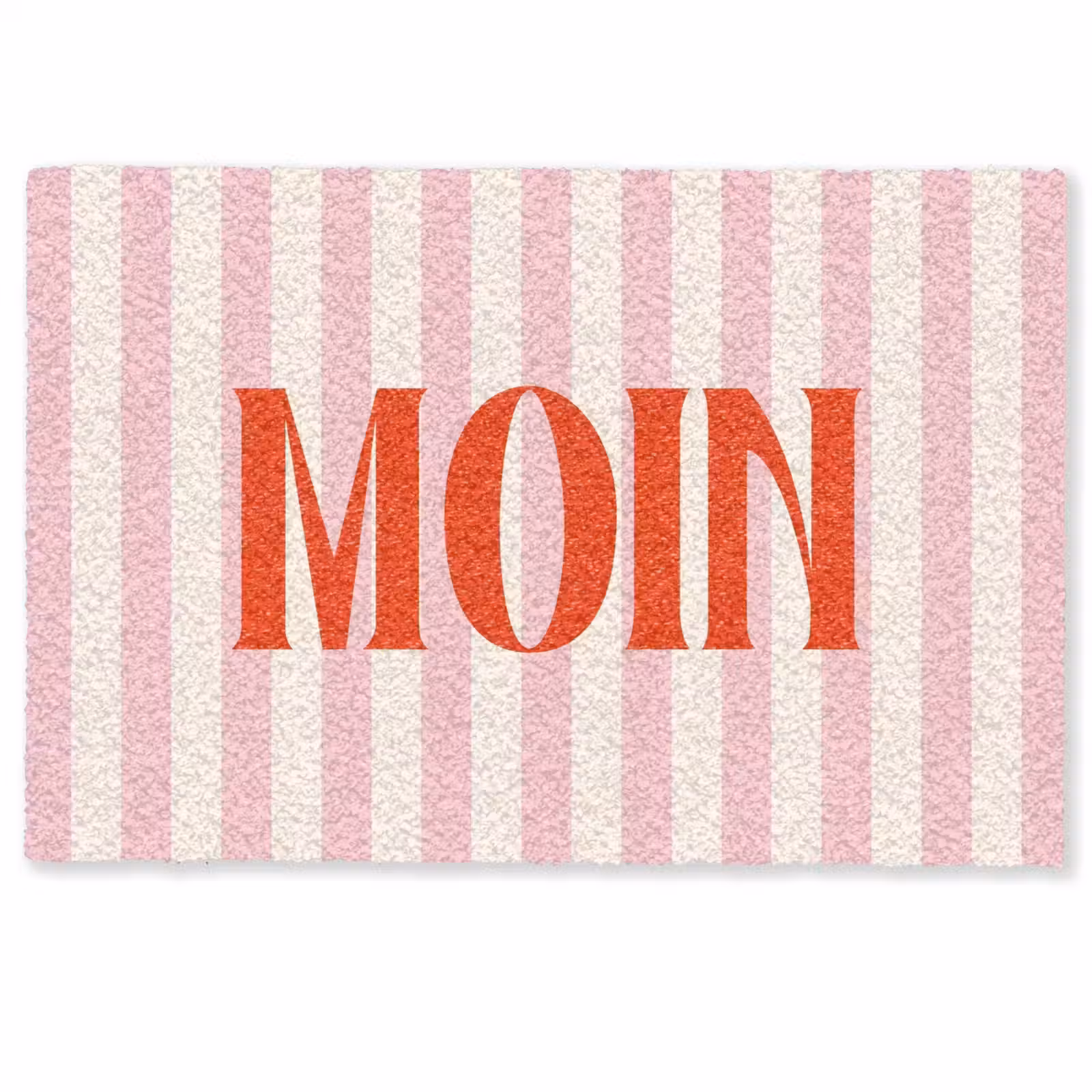 Deurmat - Zachtroze - Rood - Strepen - Moin — 1