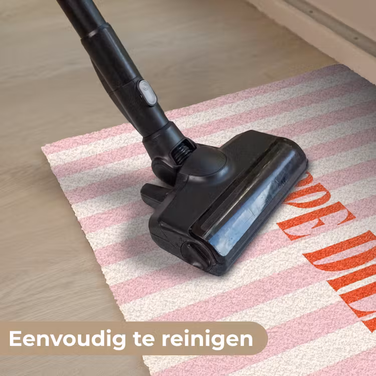 Deurmat - Zachtroze - Rood - Strepen - Carpe Diem — 9