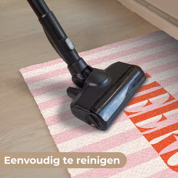 Deurmat - Zachtroze - Rood - Strepen - Cheers — 9