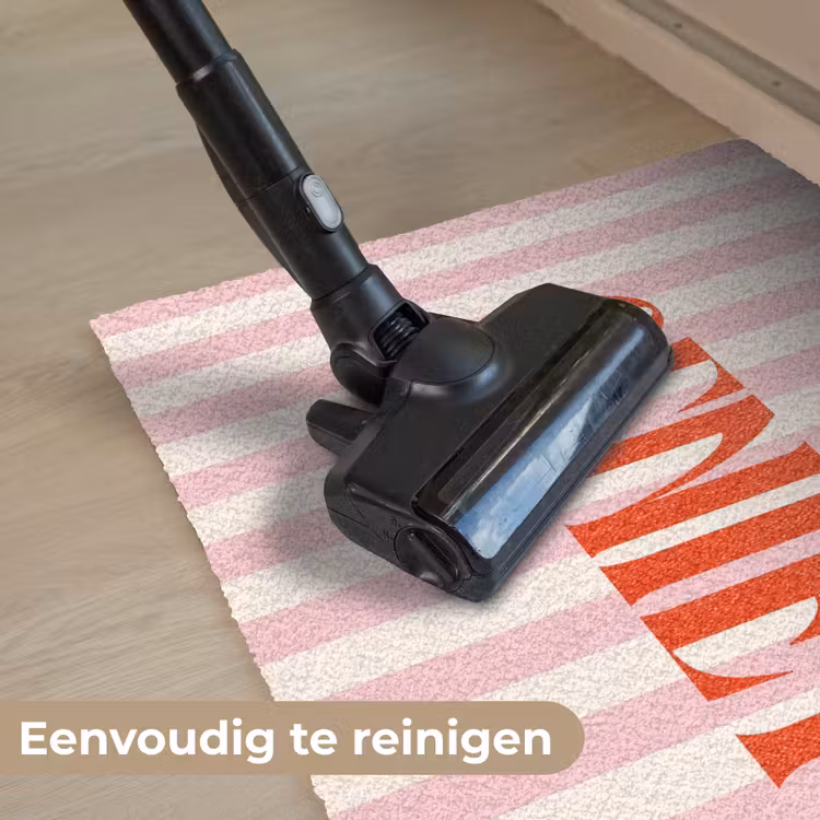 Deurmat - Zachtroze - Rood - Strepen - Geniet — 9