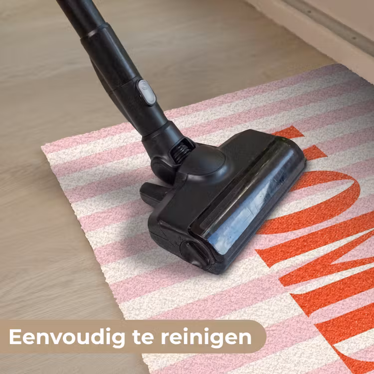 Deurmat - Zachtroze - Rood - Strepen - Home — 9