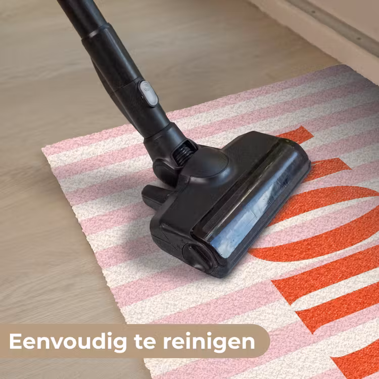 Deurmat - Zachtroze - Rood - Strepen - Moin — 9