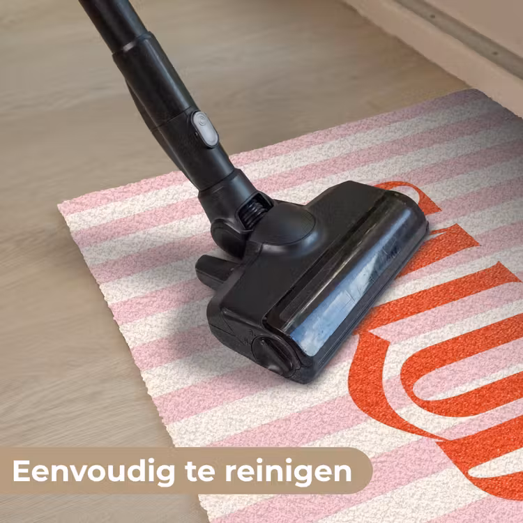 Deurmat - Zachtroze - Rood - Strepen - Salud — 9
