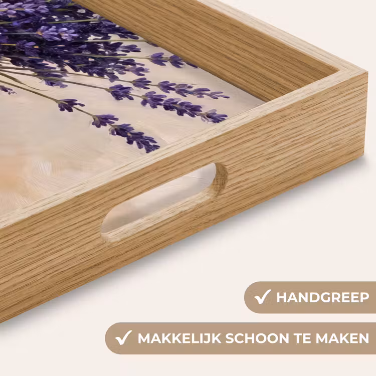 Dienblad - Bloemen - Stilleven - Paars — 5